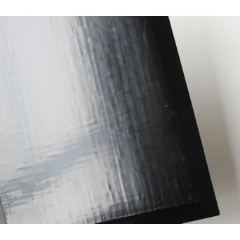 珍品 杉林古香 浅井忠や神坂雪佳図案か 光琳蒔絵 群鶴図 盆　Q386 