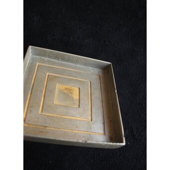 山本自爐 錫 瓶座 共箱　M457 