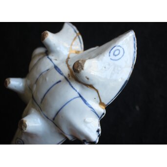 古染付 南京赤絵 呉須赤絵 古九谷 初期伊万里 皿7枚　P557 