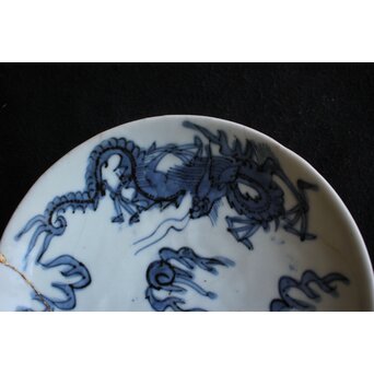 古染付 南京赤絵 呉須赤絵 古九谷 初期伊万里 皿7枚　P557 