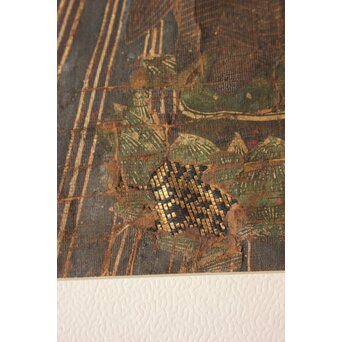 如来像 截金 切金 仏画 絹本　Z646 