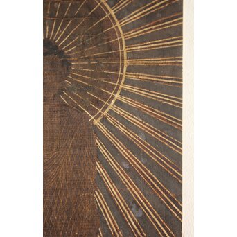 如来像 截金 切金 仏画 絹本　Z646 