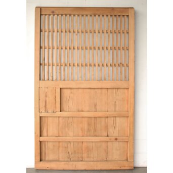 朽色 格子蔵戸　W0203 ウラ