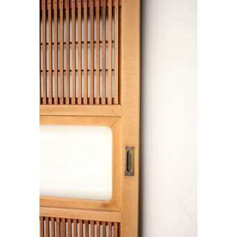 障子枠付 格子戸 4枚1組　L1169 