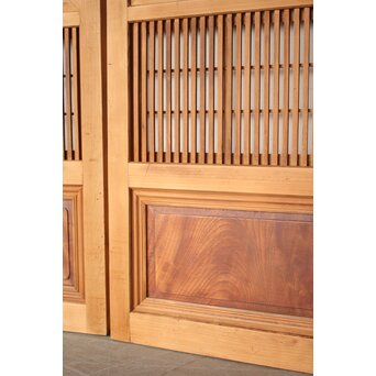 障子枠付 格子戸 4枚1組　L1169 