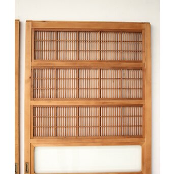 障子枠付 格子戸 4枚1組　L1169 