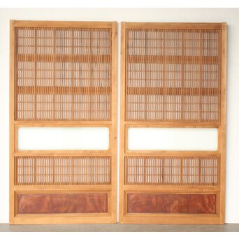障子枠付 格子戸 4枚1組　L1169 CD　表