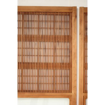障子枠付 格子戸 4枚1組　L1169 