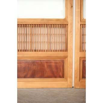 障子枠付 格子戸 4枚1組　L1169 