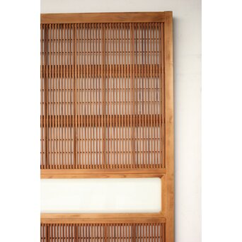 障子枠付 格子戸 4枚1組　L1169 