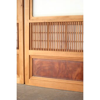 障子枠付 格子戸 4枚1組　L1169 