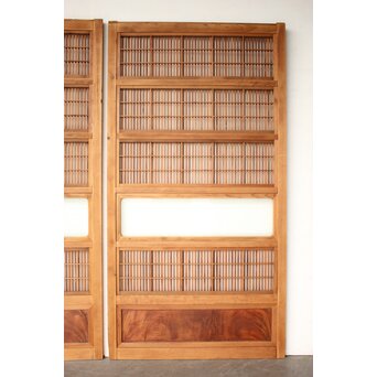 障子枠付 格子戸 4枚1組　L1169 