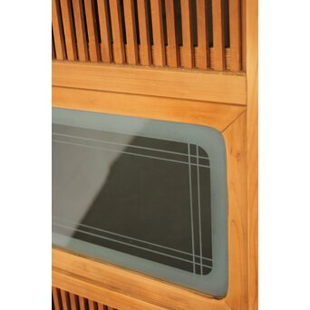 障子枠付 格子戸 4枚1組　L1169 