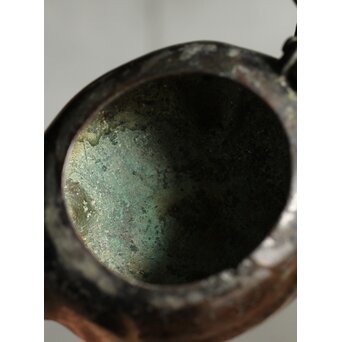 明～清 古銅獅子香炉　M458 