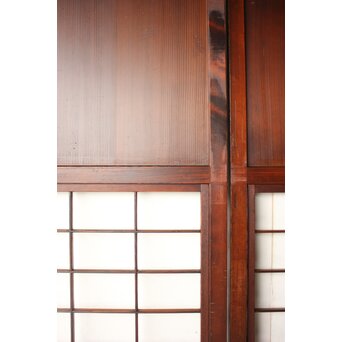 障子枠付 板戸 4枚1組　B1096 