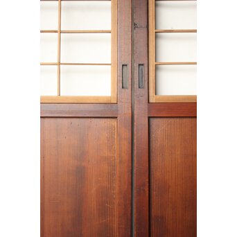 障子枠付 板戸 4枚1組　B1096 