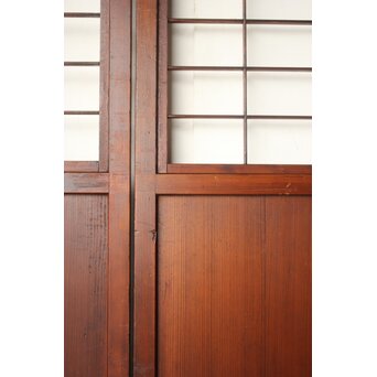 障子枠付 板戸 4枚1組　B1096 