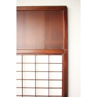 障子枠付 板戸 4枚1組　B1096 