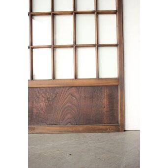 36分割 細分升ガラス戸 x紋 4枚1組　GD0288 