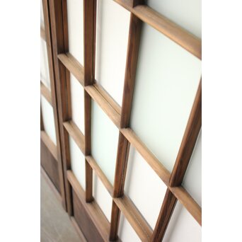 36分割 細分升ガラス戸 x紋 4枚1組　GD0288 