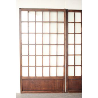 36分割 細分升ガラス戸 x紋 4枚1組　GD0288 