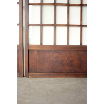 36分割 細分升ガラス戸 x紋 4枚1組　GD0288 