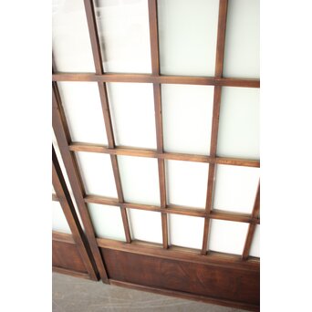 36分割 細分升ガラス戸 x紋 4枚1組　GD0288 