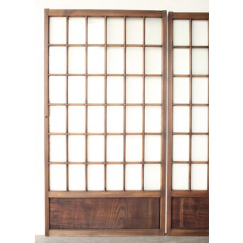 36分割 細分升ガラス戸 x紋 4枚1組　GD0288 