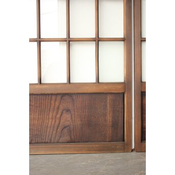 36分割 細分升ガラス戸 x紋 4枚1組　GD0288 