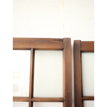 36分割 細分升ガラス戸 x紋 4枚1組　GD0288 