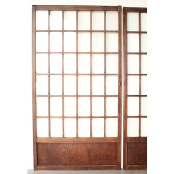 36分割 細分升ガラス戸 x紋 4枚1組　GD0288 