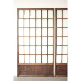 36分割 細分升ガラス戸 x紋 4枚1組　GD0288 