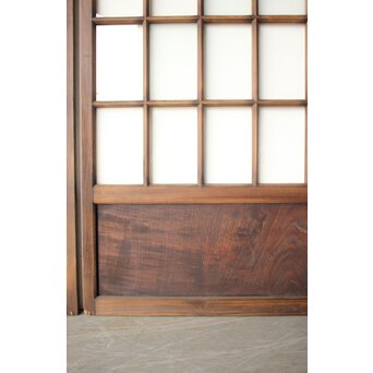 36分割 細分升ガラス戸 x紋 4枚1組　GD0288 