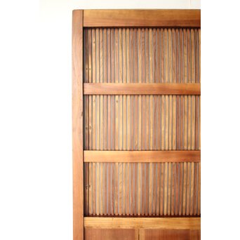 総欅 幅広格子蔵戸　W0204 