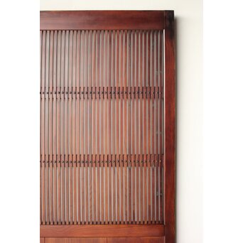 総欅 幅広格子蔵戸　W0204 