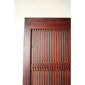 総欅 幅広格子蔵戸　W0204 