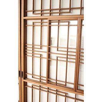 腰板桐 雪見障子戸 2枚1組　F280 