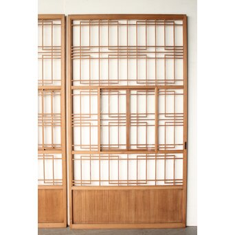 腰板桐 雪見障子戸 2枚1組　F280 