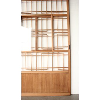 腰板桐 雪見障子戸 2枚1組　F280 