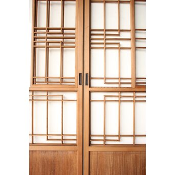 腰板桐 雪見障子戸 2枚1組　F280 