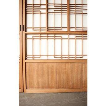 腰板桐 雪見障子戸 2枚1組　F280 