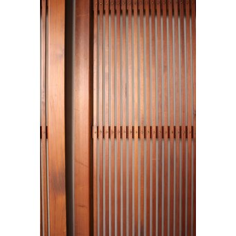 くもりガラス 細身格子戸 4枚1組　L1172 