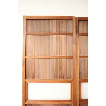 くもりガラス 細身格子戸 4枚1組　L1172 