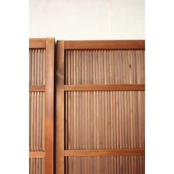 くもりガラス 細身格子戸 4枚1組　L1172 