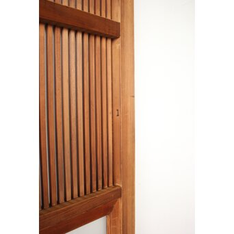 くもりガラス 細身格子戸 4枚1組　L1172 