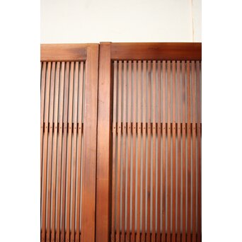 くもりガラス 細身格子戸 4枚1組　L1172 