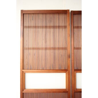 くもりガラス 細身格子戸 4枚1組　L1172 