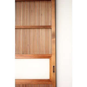 くもりガラス 細身格子戸 4枚1組　L1172 