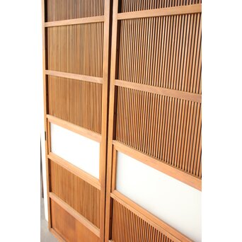 くもりガラス 細身格子戸 4枚1組　L1172 