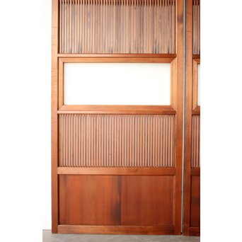 くもりガラス 細身格子戸 4枚1組　L1172 